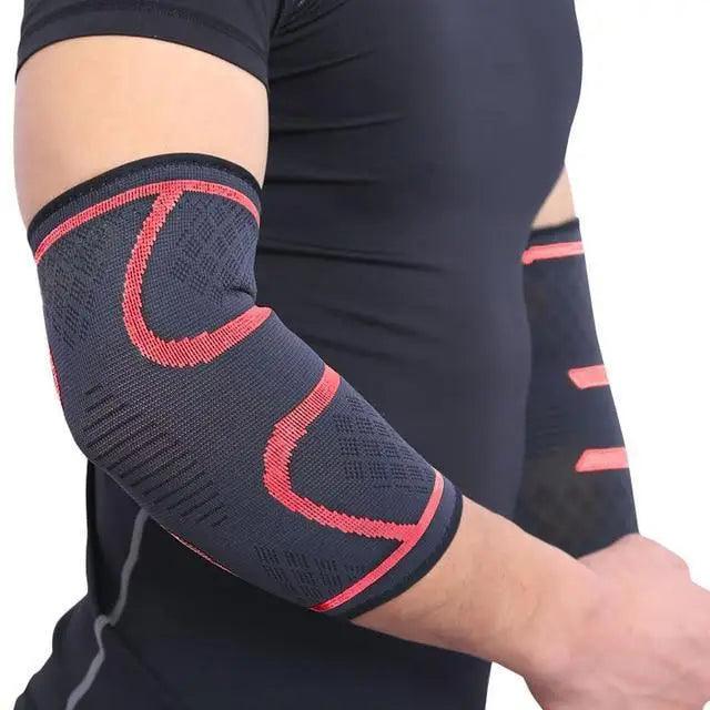 1PCS Instant Arm Support Elbow Sleeves Elastic Gym Elbow Support Sport Protective Pad Absorb Sweat Basketball Arm Sleeve For Workouts Stevvex