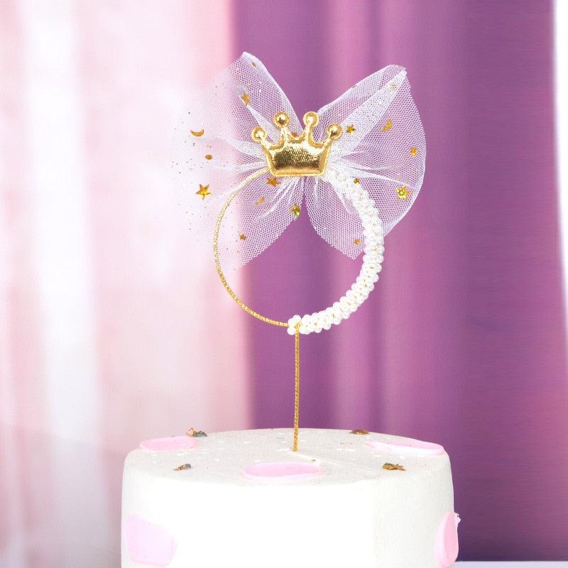 1Pcs Metal Happy Birthday Cake Topper Artificial flowers Cake Toppers Happy Birthday Cake Topper Metal And Acrylic Cake Decoration With Pink Artificial Flower Cluster For DIY Baby Shower Birthday Party Decoration Baking Decor Stevvex