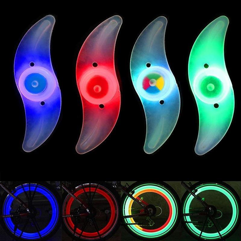 1PCS New Bike Spoke Light Mini Plastic LED Bicycle Wheel Spoke Light Flash Modes Waterproof LED Bicycle Spoke Light Changes Patterns Fashion Bicycle Rim Lights For Bike Stevvex