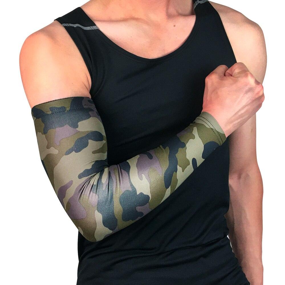 1Pcs Professional Sports Elastic Arm Guard Compression Arm Sleeves For Bike Motorcycle Basketball Volleyball Arm Sleeves Armband Sport Elbow Pads Arm Warmers Outdoor Workout Arm Cover Stevvex