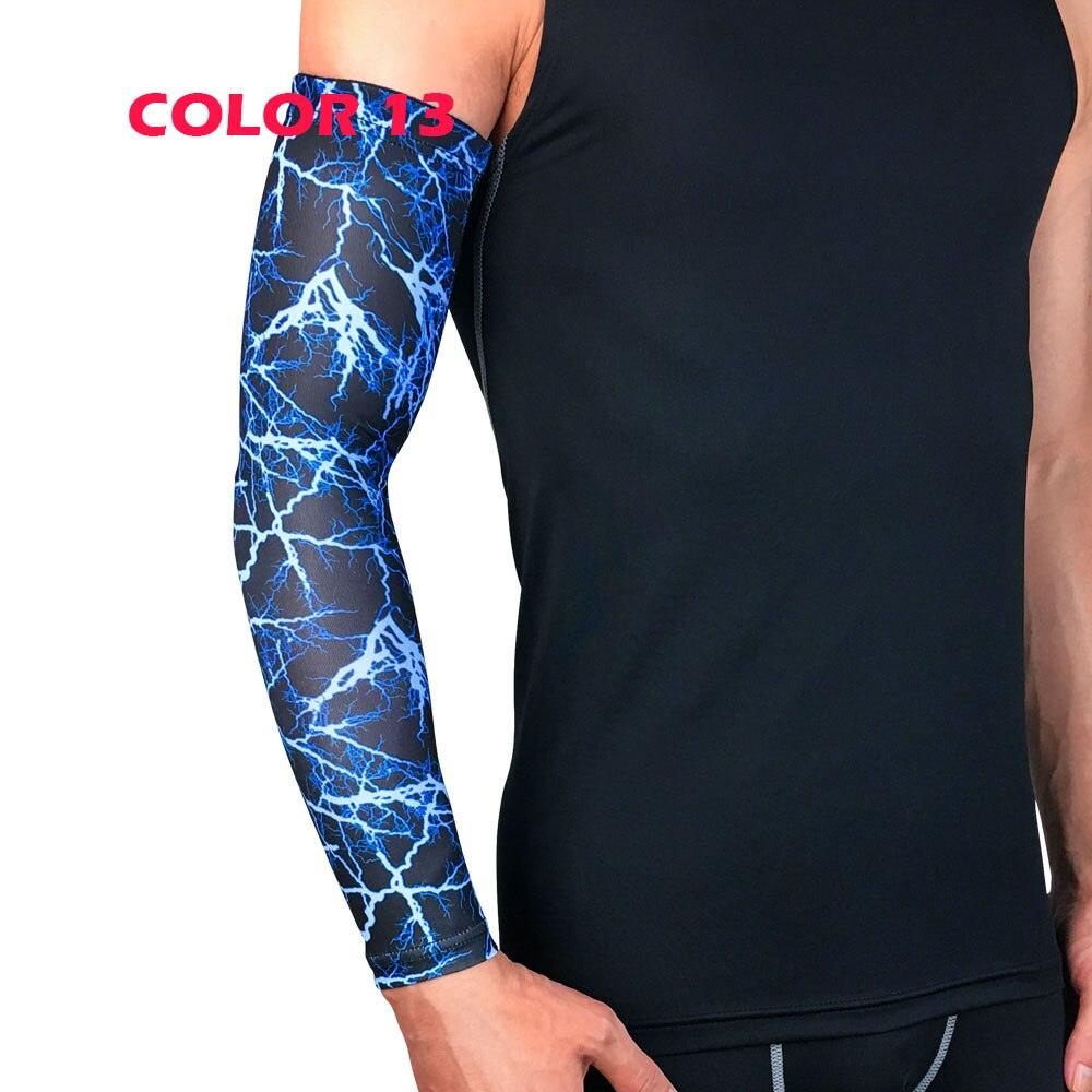 1Pcs Professional Sports Elastic Arm Guard Compression Arm Sleeves For Bike Motorcycle Basketball Volleyball Arm Sleeves Armband Sport Elbow Pads Arm Warmers Outdoor Workout Arm Cover Stevvex