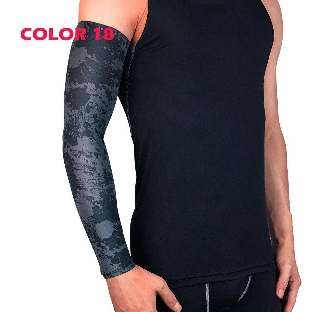 1Pcs Professional Sports Elastic Arm Guard Compression Arm Sleeves For Bike Motorcycle Basketball Volleyball Arm Sleeves Armband Sport Elbow Pads Arm Warmers Outdoor Workout Arm Cover Stevvex