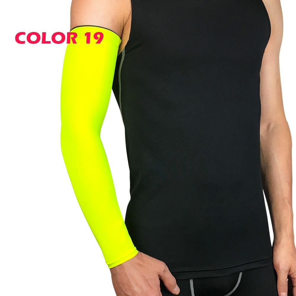 1Pcs Professional Sports Elastic Arm Guard Compression Arm Sleeves For Bike Motorcycle Basketball Volleyball Arm Sleeves Armband Sport Elbow Pads Arm Warmers Outdoor Workout Arm Cover Stevvex