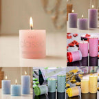 1pcs Scented Candles Craft Pure Soy Wax Wedding Column Wax Gifts Smokeless Fragrant Candle  Holiday Candles Winter Scented Soy Candles Fall Candles Decor Aromatherapy Candles Stevvex