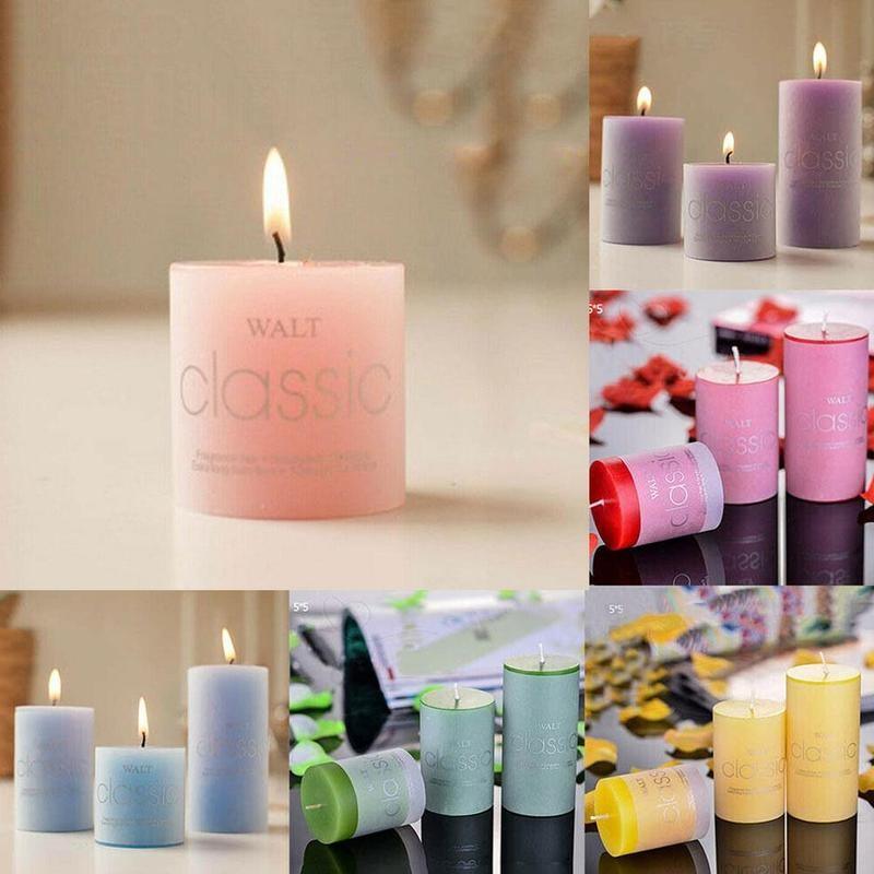 1pcs Scented Candles Craft Pure Soy Wax Wedding Column Wax Gifts Smokeless Fragrant Candle  Holiday Candles Winter Scented Soy Candles Fall Candles Decor Aromatherapy Candles Stevvex