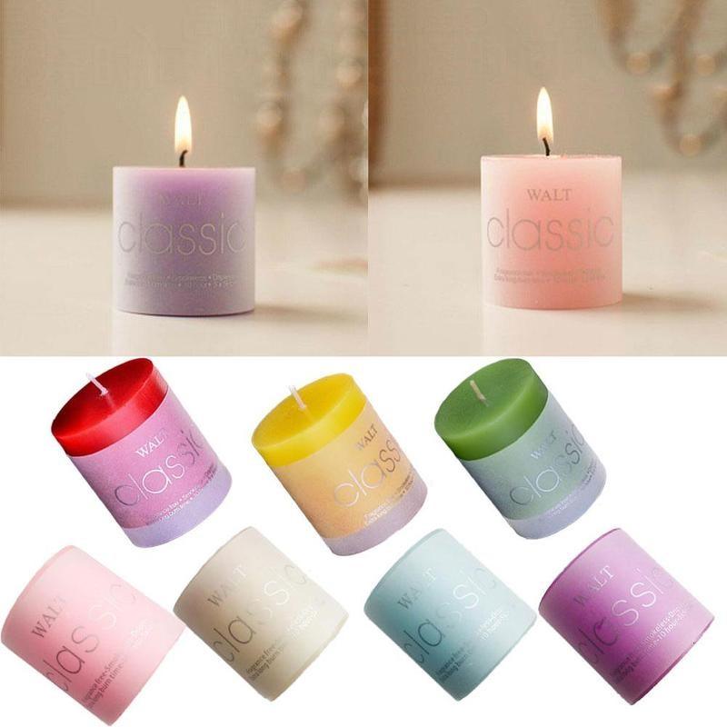 1pcs Scented Candles Craft Pure Soy Wax Wedding Column Wax Gifts Smokeless Fragrant Candle  Holiday Candles Winter Scented Soy Candles Fall Candles Decor Aromatherapy Candles Stevvex