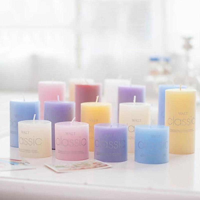 1pcs Scented Candles Craft Pure Soy Wax Wedding Column Wax Gifts Smokeless Fragrant Candle  Holiday Candles Winter Scented Soy Candles Fall Candles Decor Aromatherapy Candles Stevvex