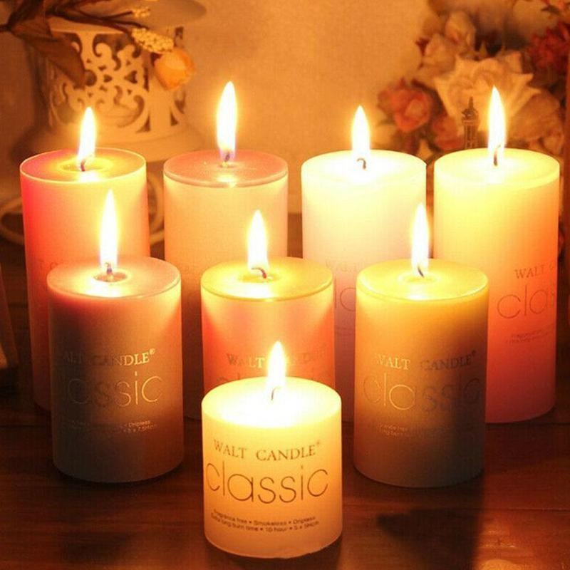 1pcs Scented Candles Craft Pure Soy Wax Wedding Column Wax Gifts Smokeless Fragrant Candle  Holiday Candles Winter Scented Soy Candles Fall Candles Decor Aromatherapy Candles Stevvex