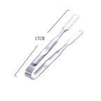 1pcs Stainless Steel Kitchen Tong Heat Resistant Hollow-Out Barbecue Tongs Food Tongs Kitchen Tools BBQ Tools Accessories Stainless Steel Food Tongs Cooking Clips Buffet BBQ Tongs Stevvex