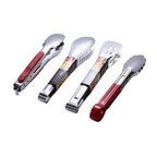 1pcs Stainless Steel Kitchen Tong Heat Resistant Hollow-Out Barbecue Tongs Food Tongs Kitchen Tools BBQ Tools Accessories Stainless Steel Food Tongs Cooking Clips Buffet BBQ Tongs Stevvex