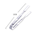 1pcs Stainless Steel Kitchen Tong Heat Resistant Hollow-Out Barbecue Tongs Food Tongs Kitchen Tools BBQ Tools Accessories Stainless Steel Food Tongs Cooking Clips Buffet BBQ Tongs Stevvex