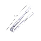 1pcs Stainless Steel Kitchen Tong Heat Resistant Hollow-Out Barbecue Tongs Food Tongs Kitchen Tools BBQ Tools Accessories Stainless Steel Food Tongs Cooking Clips Buffet BBQ Tongs Stevvex