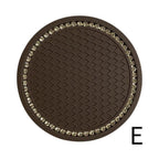 1PCS Universal 7cm Car Style Coasters Pad Pink Cup Holder Mat Rhinestone Waterproof Anti Slip Vehicle Bling Car Coasters Pink PVC Travel Auto Cup Holder Insert Coaster Anti Slip Crystal Vehicle Interior Accessories Cup Mats For Women Girl Stevvex