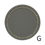 1PCS Universal 7cm Car Style Coasters Pad Pink Cup Holder Mat Rhinestone Waterproof Anti Slip Vehicle Bling Car Coasters Pink PVC Travel Auto Cup Holder Insert Coaster Anti Slip Crystal Vehicle Interior Accessories Cup Mats For Women Girl Stevvex