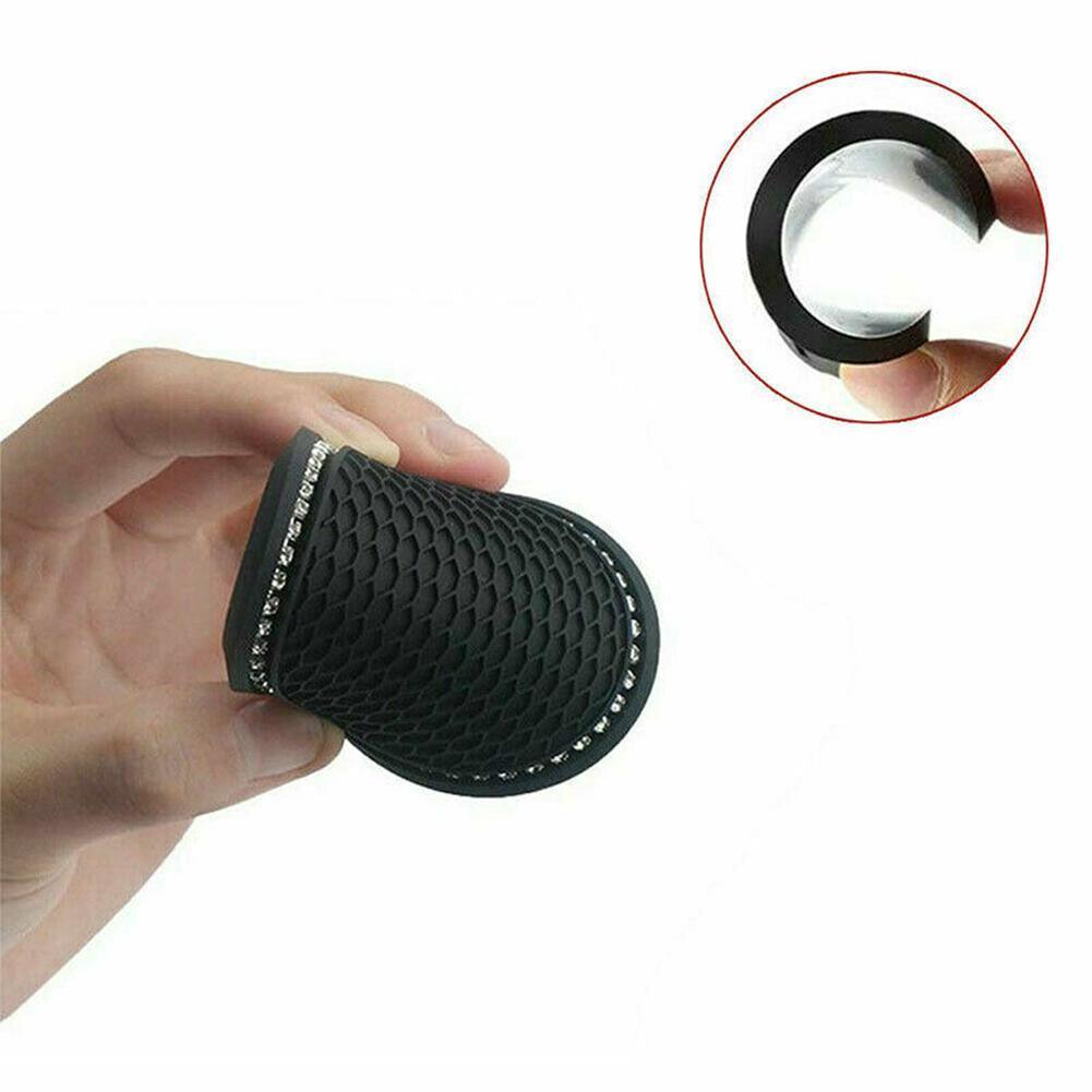 1PCS Universal 7cm Car Style Coasters Pad Pink Cup Holder Mat Rhinestone Waterproof Anti Slip Vehicle Bling Car Coasters Pink PVC Travel Auto Cup Holder Insert Coaster Anti Slip Crystal Vehicle Interior Accessories Cup Mats For Women Girl Stevvex