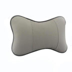 1pcs Universal Car Neck Pillows PVC Leather Breathable Mesh Auto Car Neck Rest Headrest Cushion  Headrest Pillow Pillow Neck Pillows Both Side Pu Leather Pack Headrest Fit for Most Cars Filled Fiber Universal Car Pillow Car Interior Accessories Stevvex