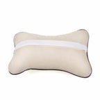 1pcs Universal Car Neck Pillows PVC Leather Breathable Mesh Auto Car Neck Rest Headrest Cushion  Headrest Pillow Pillow Neck Pillows Both Side Pu Leather Pack Headrest Fit for Most Cars Filled Fiber Universal Car Pillow Car Interior Accessories Stevvex
