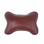 1pcs Universal Car Neck Pillows PVC Leather Breathable Mesh Auto Car Neck Rest Headrest Cushion  Headrest Pillow Pillow Neck Pillows Both Side Pu Leather Pack Headrest Fit for Most Cars Filled Fiber Universal Car Pillow Car Interior Accessories Stevvex