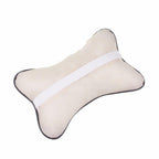 1pcs Universal Car Neck Pillows PVC Leather Breathable Mesh Auto Car Neck Rest Headrest Cushion  Headrest Pillow Pillow Neck Pillows Both Side Pu Leather Pack Headrest Fit for Most Cars Filled Fiber Universal Car Pillow Car Interior Accessories Stevvex