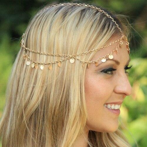 1pcs Vintage Faux Crystal Pearl Tiara Drop Bridal Headband Wedding Hair Accessories Crown Hair Band for Bride and Bridesmaids Stevvex