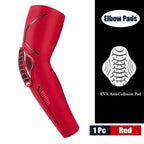 1Piece Sports Elbow Support Pads Breathable Arm Compression Shield Shape Crash Proof Elbow Pads Arm Sleeve Compression Sleeve For Outdoor Sports Running Basketball Football Volleyball Arm Cover