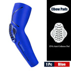 1Piece Sports Elbow Support Pads Breathable Arm Compression Shield Shape Crash Proof Elbow Pads Arm Sleeve Compression Sleeve For Outdoor Sports Running Basketball Football Volleyball Arm Cover