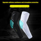 1Piece Sports Elbow Support Pads Breathable Arm Compression Shield Shape Crash Proof Elbow Pads Arm Sleeve Compression Sleeve For Outdoor Sports Running Basketball Football Volleyball Arm Cover