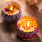 1Pieces Tin Jars Scented Candles Candle Tins Empty Candle Jars with Lids Scented Candle Containers Making Candles Kit Holder For Soy Wax Dry Storage With Flowers Can Fragrance Scented Candle Natural Soy Wax For Dry Storage Spices And Sweets Stevvex
