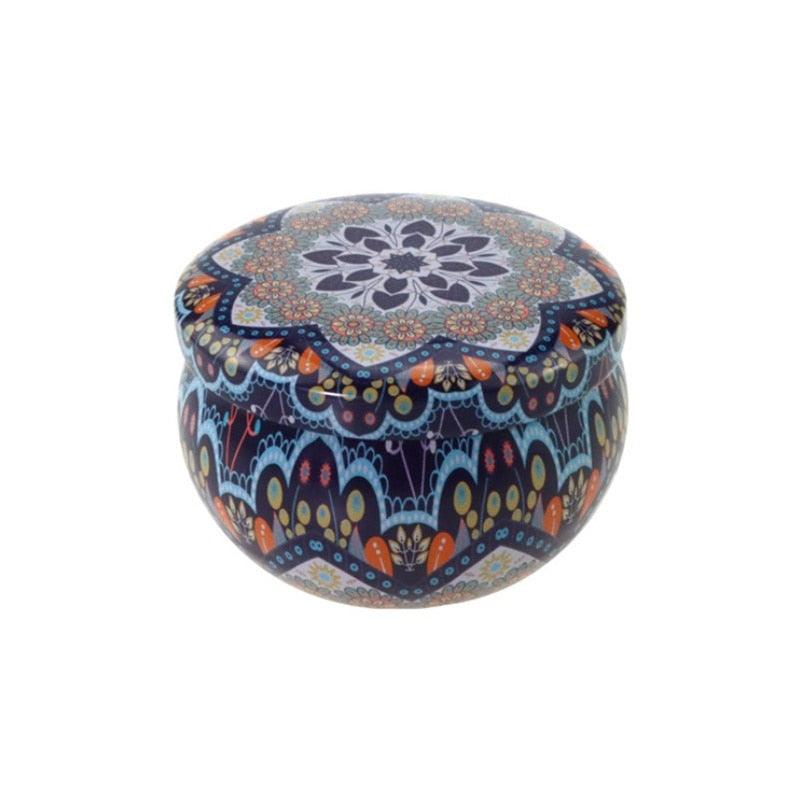 1Pieces Tin Jars Scented Candles Candle Tins Empty Candle Jars with Lids Scented Candle Containers Making Candles Kit Holder For Soy Wax Dry Storage With Flowers Can Fragrance Scented Candle Natural Soy Wax For Dry Storage Spices And Sweets Stevvex