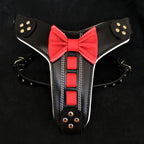 Bestia ''Bowtie'' leather harness - SJB-DIAMOND ELITES