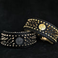 ''Imperium'' hand stitched 8 cm wide show collar - SJB-DIAMOND ELITES