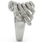 1W018 Rhodium Brass Ring – AAA CZ Stone (9.20g) | Hypoallergenic