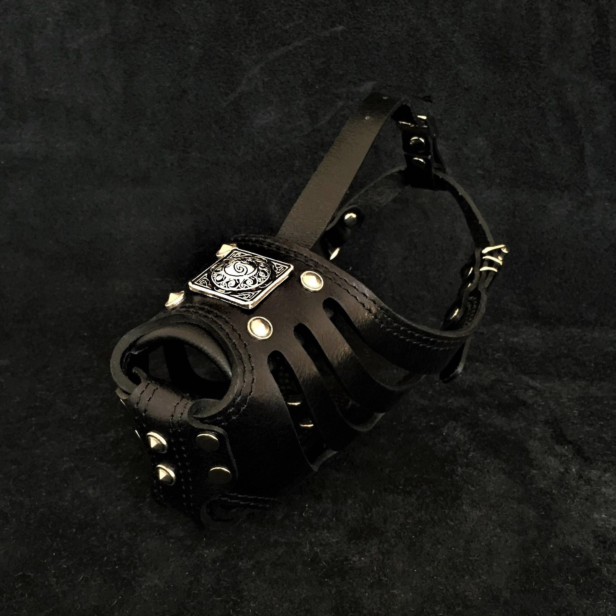''Eros'' Basket Muzzle All Black - SJB-DIAMOND ELITES