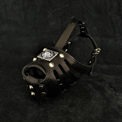 ''Eros'' Basket Muzzle All Black - SJB-DIAMOND ELITES