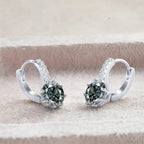 2 Carat Moissanite Drop Earrings Sterling Silver Solitaire Studs For Women BandsCo Straps