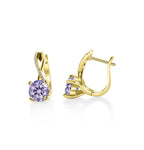 2 Ct Moissanite Clip-On Earrings 925 Sterling Silver Interlaced Studs Gift BandsCo Straps