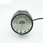 2 IN 1 Bicycle Headlight Bike Light Front Head Lamp Cycling Flashlight Mountain Bicycle Front Light With 6400mAh/8400mAh Rechargeable Battery Pack 3 Modes Bike Front Headlamp Stevvex