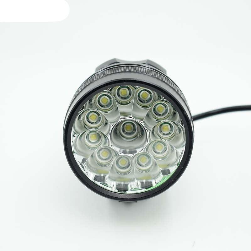 2 IN 1 Bicycle Headlight Bike Light Front Head Lamp Cycling Flashlight Mountain Bicycle Front Light With 6400mAh/8400mAh Rechargeable Battery Pack 3 Modes Bike Front Headlamp Stevvex