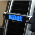 2 In 1 Car Vehicle LCD Digital Display Automotive Thermometer Clock Portable Car Auto Dashboard Digital Clocks with Black Light And LCD Screen Adjustable Vehicle Temperature Gauge Support Clock Stevvex