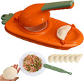 2-in-1 Dough Press Dumpling Empanada Maker Manual Wrapper Mold Kitchen Tool BandsCo Straps