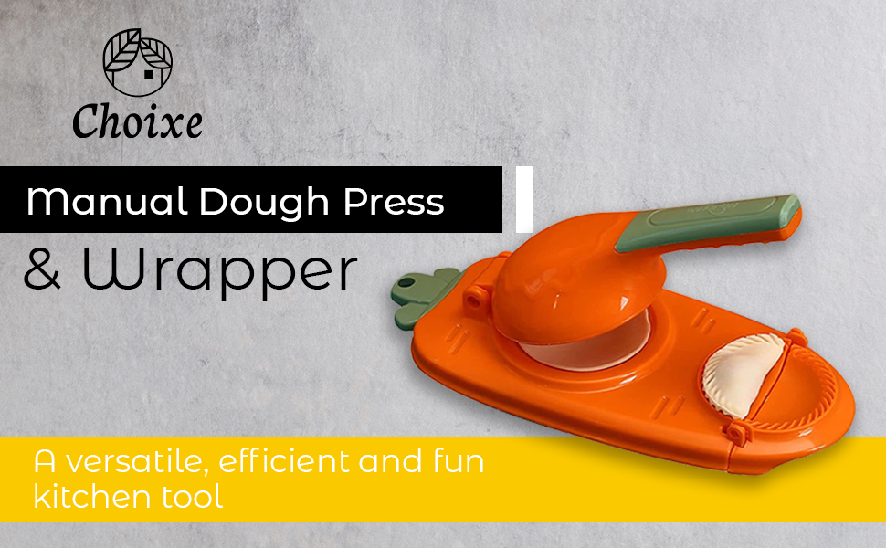 2-in-1 Dough Press Dumpling Empanada Maker Manual Wrapper Mold Kitchen Tool BandsCo Straps