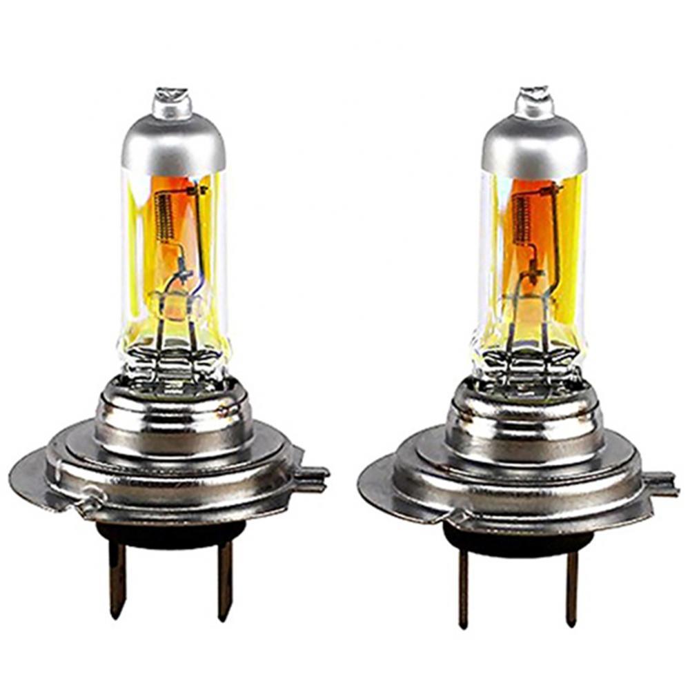 2 Pcs Car Super Bright H7 Xenon Halogen Upgraded Bright White Headlight Front Headlight Light Bulbs Lamp 12V Car Accessories Crystal Vision Ultra Upgraded Bright White Headlight Stevvex