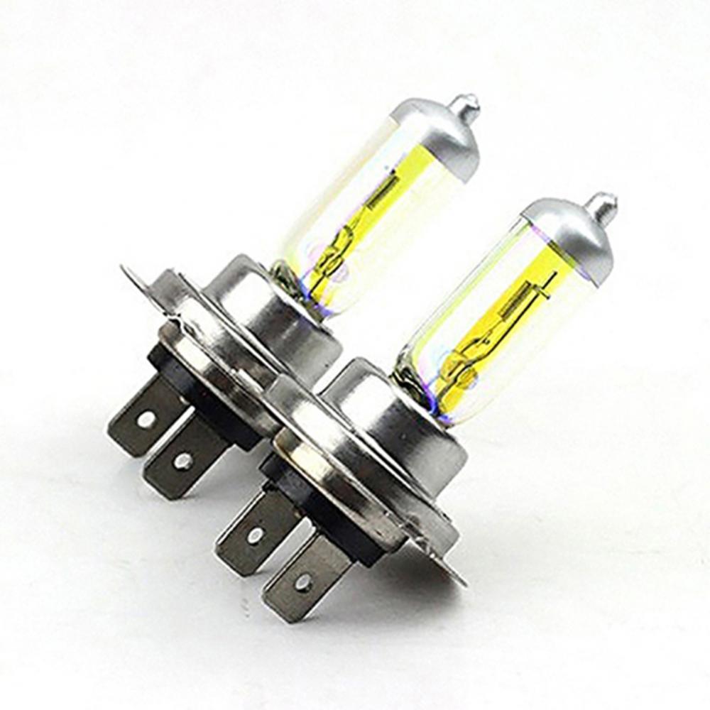 2 Pcs Car Super Bright H7 Xenon Halogen Upgraded Bright White Headlight Front Headlight Light Bulbs Lamp 12V Car Accessories Crystal Vision Ultra Upgraded Bright White Headlight Stevvex