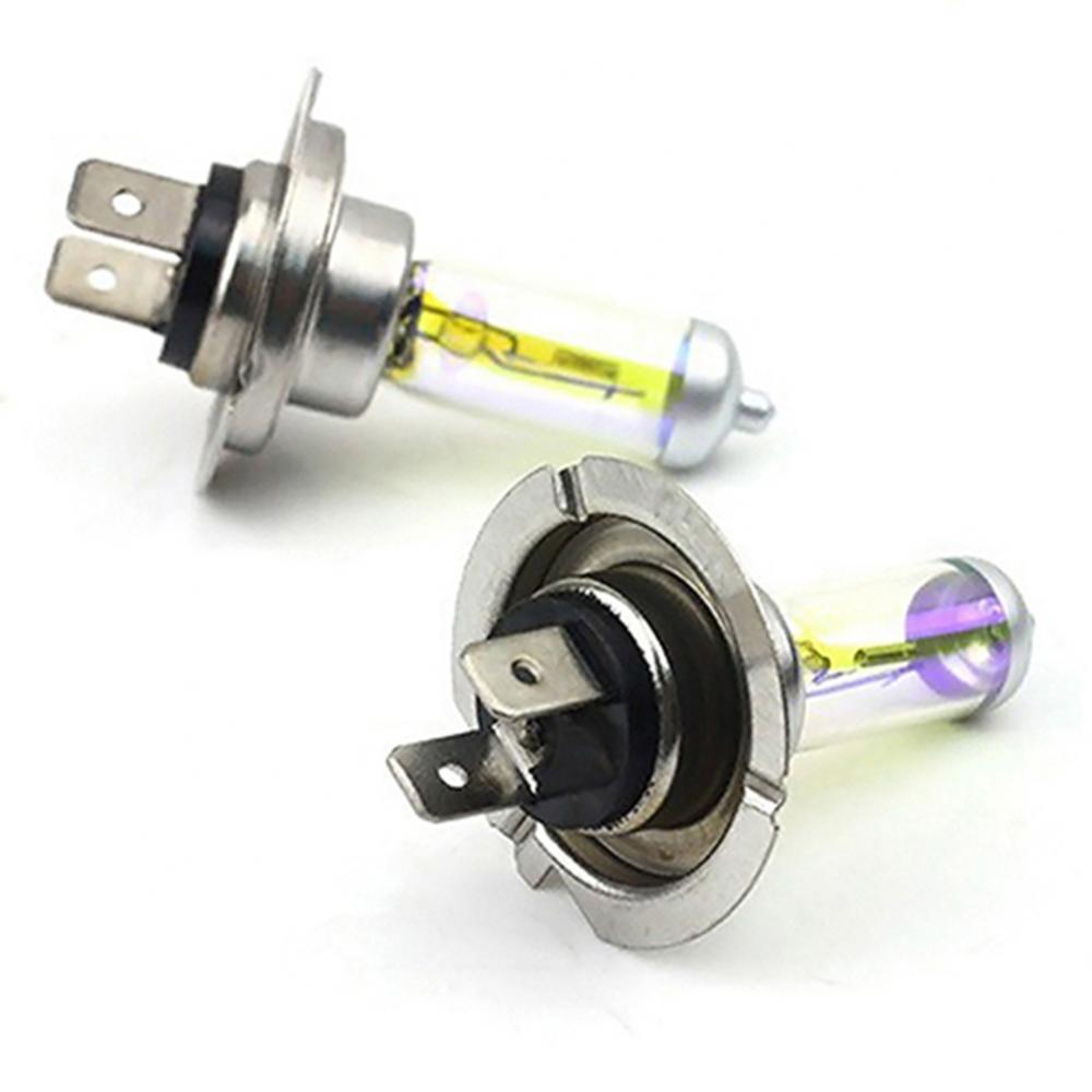 2 Pcs Car Super Bright H7 Xenon Halogen Upgraded Bright White Headlight Front Headlight Light Bulbs Lamp 12V Car Accessories Crystal Vision Ultra Upgraded Bright White Headlight Stevvex