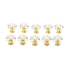 2 pcs Crystal Knobs Cupboard Drawer Pull Handle Door Knob Diamond Shape Cabinet Knob Home Furniture Accessories Dresser Knobs For Kitchen Furniture Kids Room Cabinet Knobs Stevvex