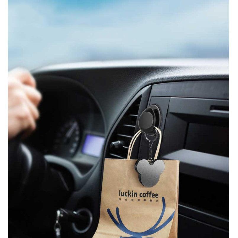 2 Pcs Simple Car Small Hooks Cartoon Decorative Cute Car Dashboard Hook Mini Hanger for Mask Heart Adhesive Hook for Hat Coat Towel Wall Hanging Multi Vehicle Sticky Hooks Durable Holder Automobile Styling Interior Organizer Ornaments Hook Stevvex