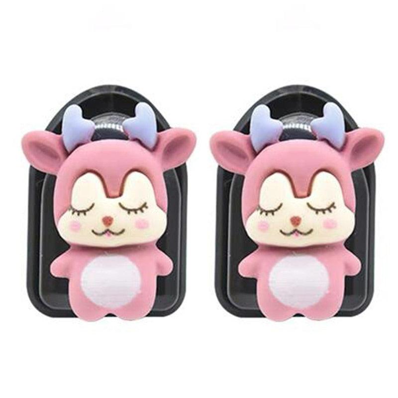 2 Pcs Simple Car Small Hooks Cartoon Decorative Cute Car Dashboard Hook Mini Hanger for Mask Heart Adhesive Hook for Hat Coat Towel Wall Hanging Multi Vehicle Sticky Hooks Durable Holder Automobile Styling Interior Organizer Ornaments Hook Stevvex