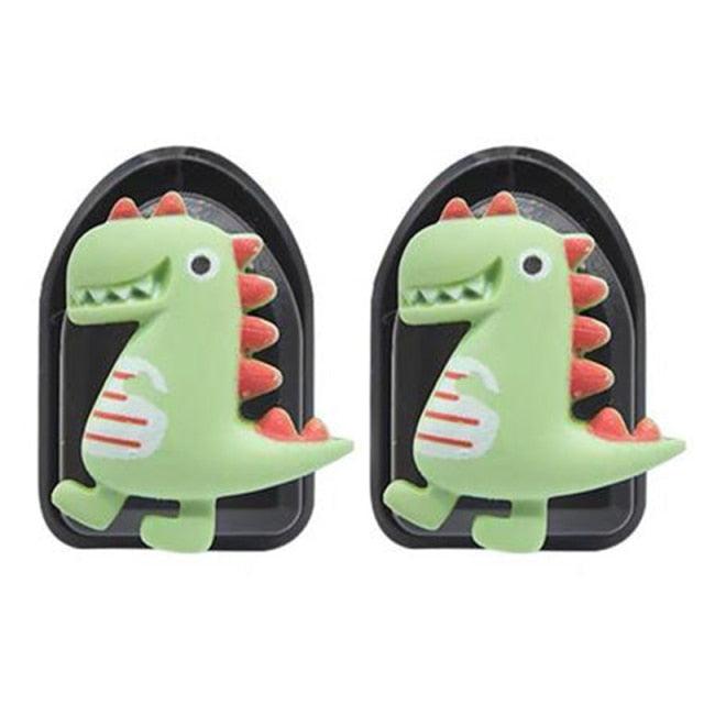 2 Pcs Simple Car Small Hooks Cartoon Decorative Cute Car Dashboard Hook Mini Hanger for Mask Heart Adhesive Hook for Hat Coat Towel Wall Hanging Multi Vehicle Sticky Hooks Durable Holder Automobile Styling Interior Organizer Ornaments Hook Stevvex