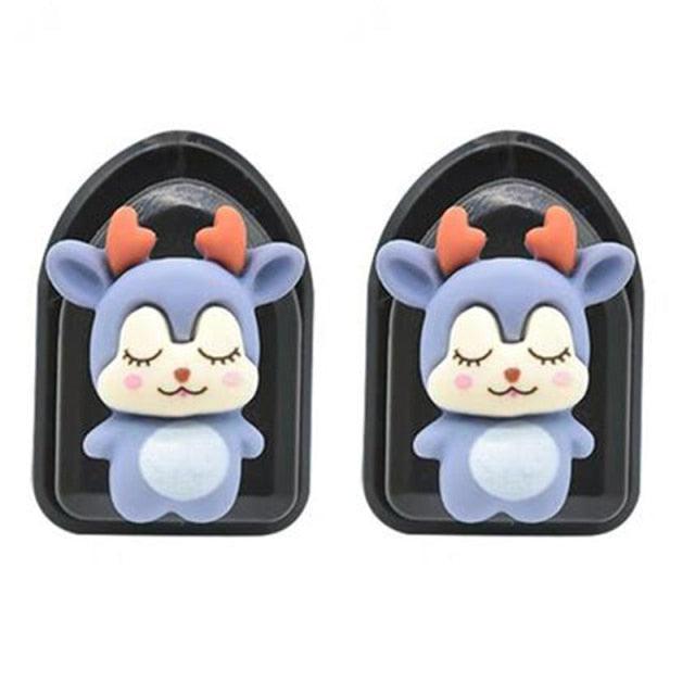 2 Pcs Simple Car Small Hooks Cartoon Decorative Cute Car Dashboard Hook Mini Hanger for Mask Heart Adhesive Hook for Hat Coat Towel Wall Hanging Multi Vehicle Sticky Hooks Durable Holder Automobile Styling Interior Organizer Ornaments Hook Stevvex