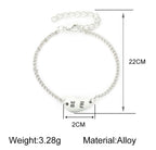2 Pcs/Set Fashion Best Friends Charm Bracelets For Women Girls Heart Friendship Forever Jewelry Bracelets For Women Cute Jewelry Love Sister Best Friend Charm Bracelet For Girls Best Gifts For Friends